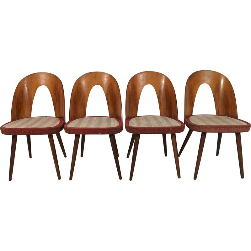 Set of 4 vintage Dining Chairs by Antonín Šuman, 1960s