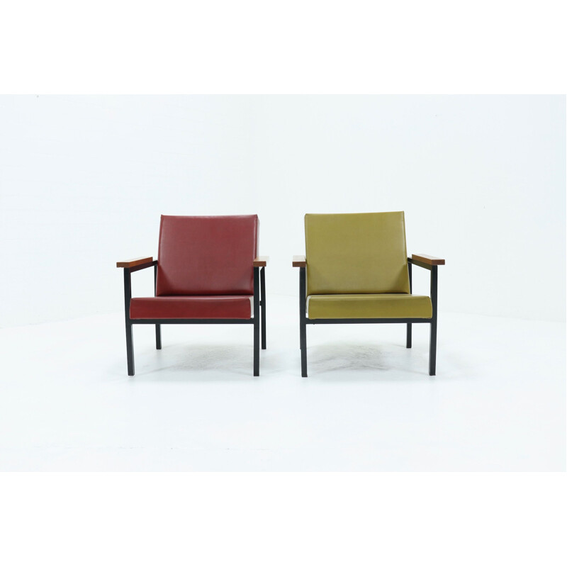 Pair of vintage armchairs "SZ30" by Hein Stolle for 't Spectrum, 1960