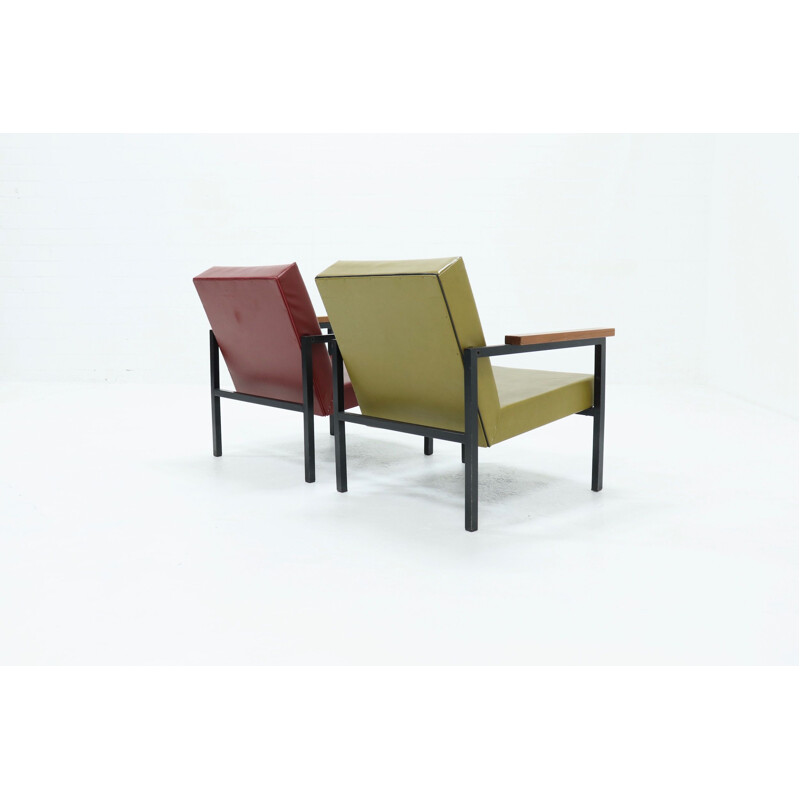 Pair of vintage armchairs "SZ30" by Hein Stolle for 't Spectrum, 1960