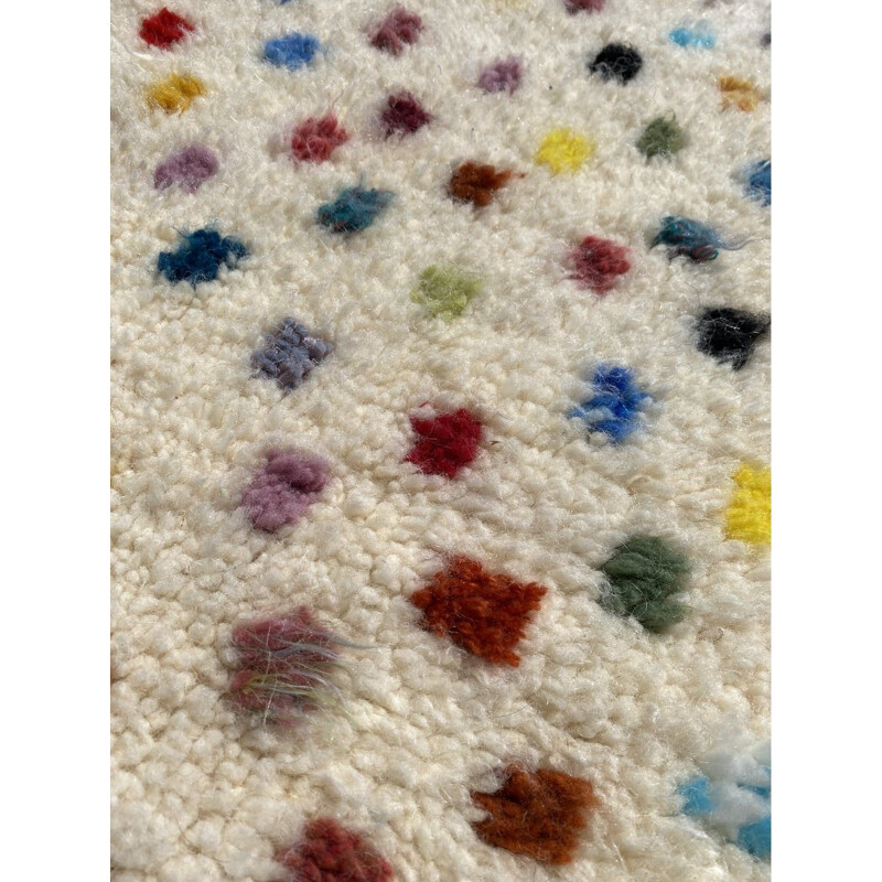 Vintage berber carpet couloir beni ouarain
