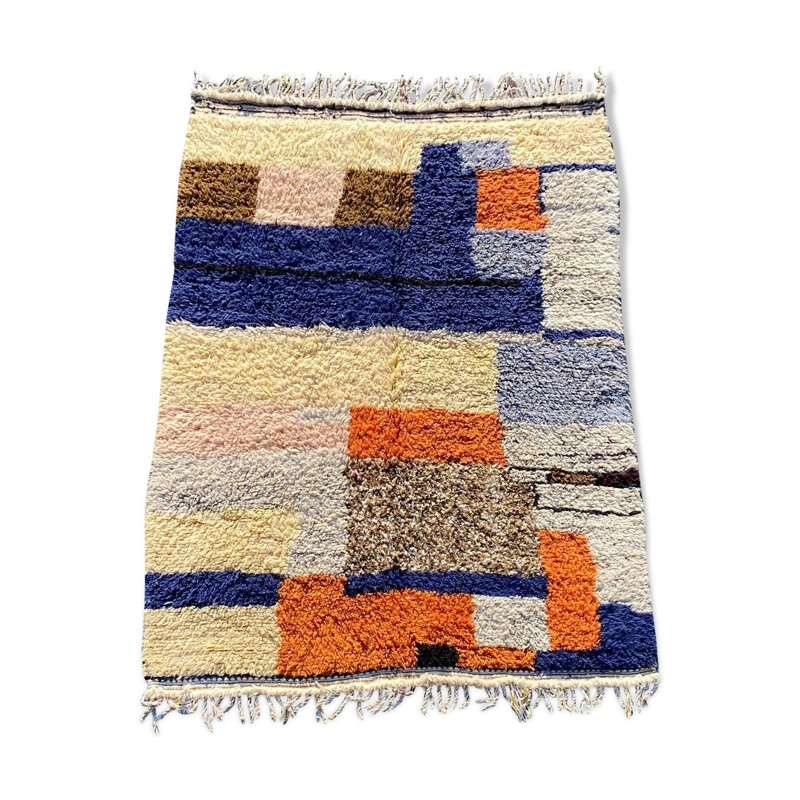 Vintage Berber carpet beni ouarain new