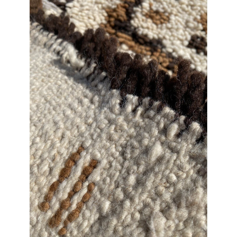 Tapis vintage berbere beni ouarain