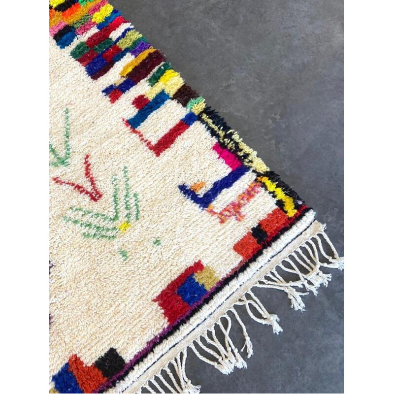 Vintage berber tapijt beni m'guild