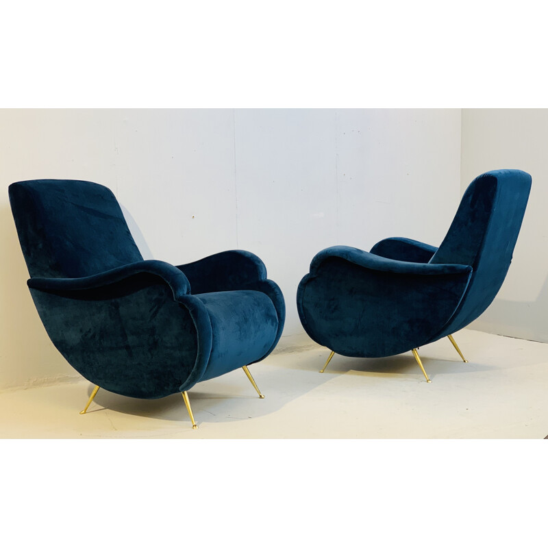 Pair of Vintage Armchairs Italian