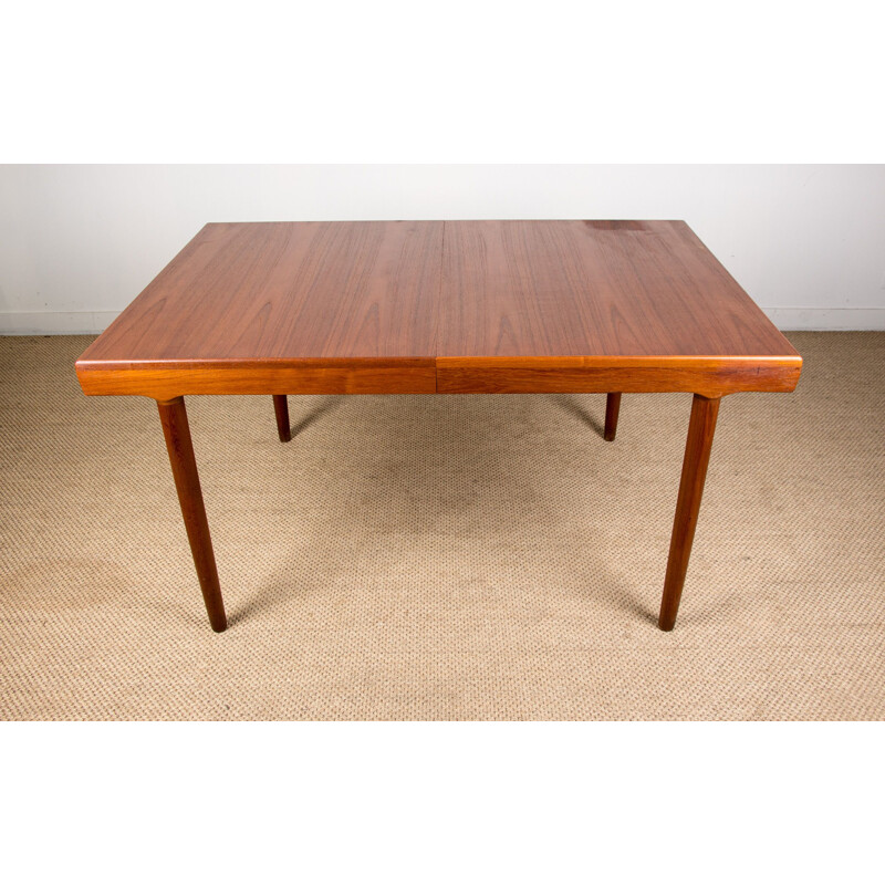 Large vintage teak dining table by Harry Ostergaard for Randers Mobelfabrik Denmark 