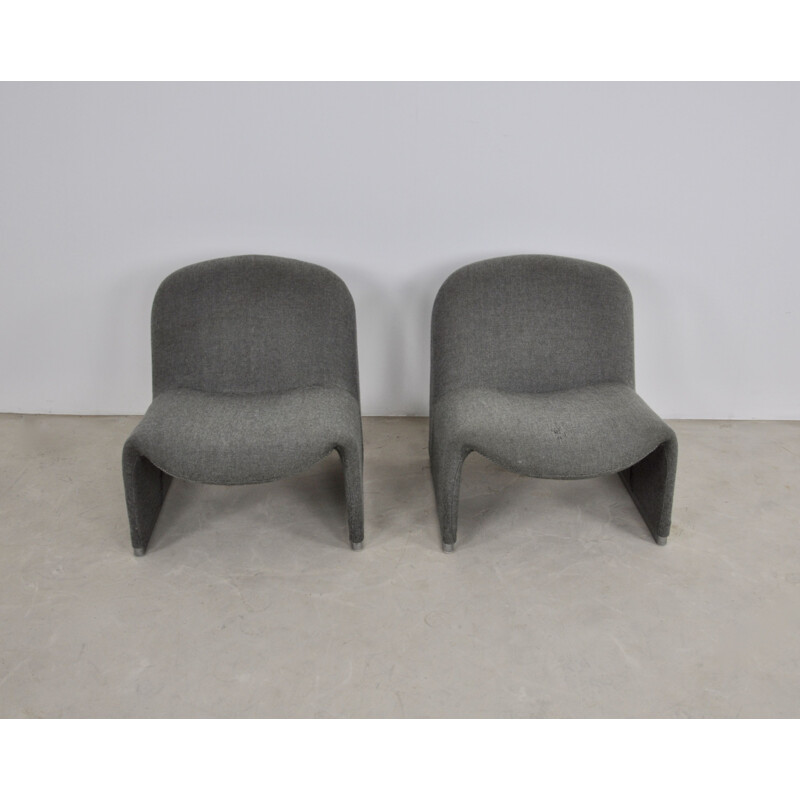 Paire de fauteuil vintage Alky de Giancarlo Piretti pour Anonima Castelli 1970