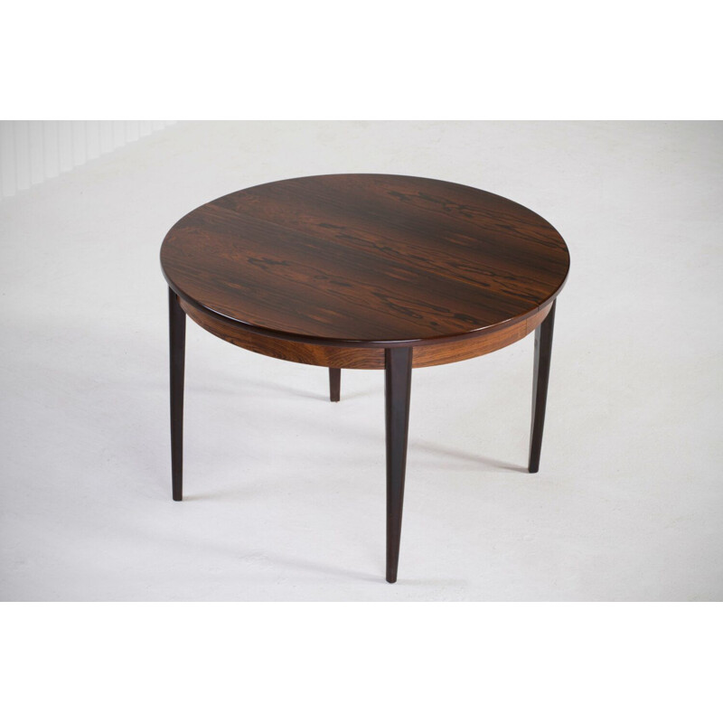 Vintage scandinavian rosewood table 1960s