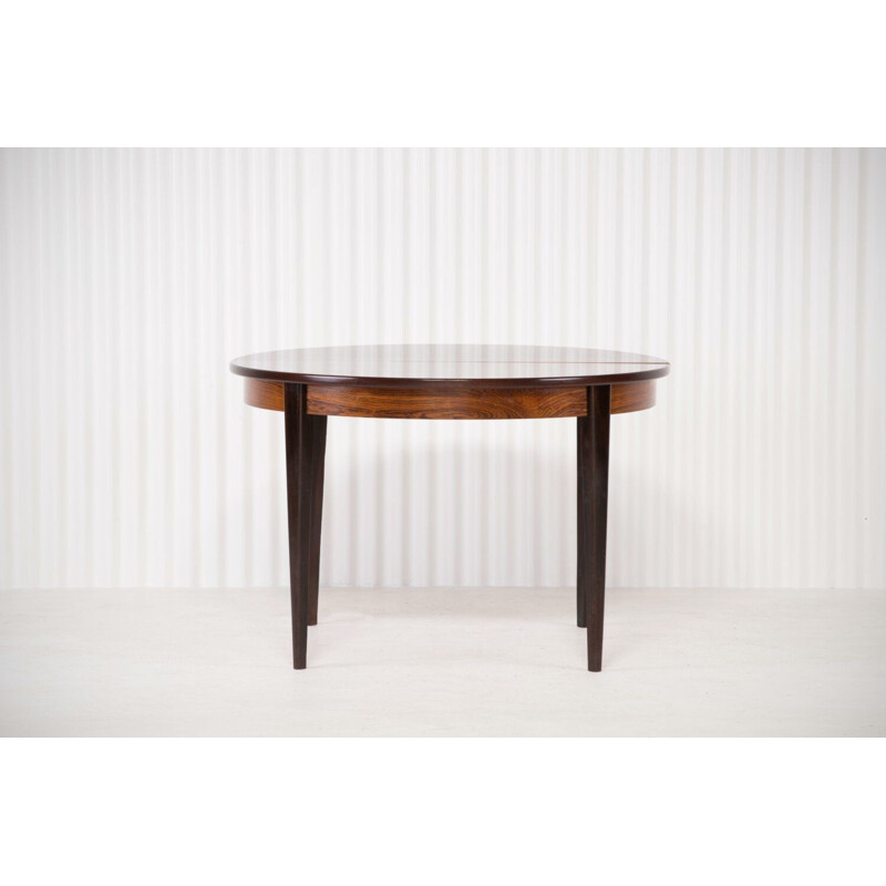 Vintage scandinavian rosewood table 1960s