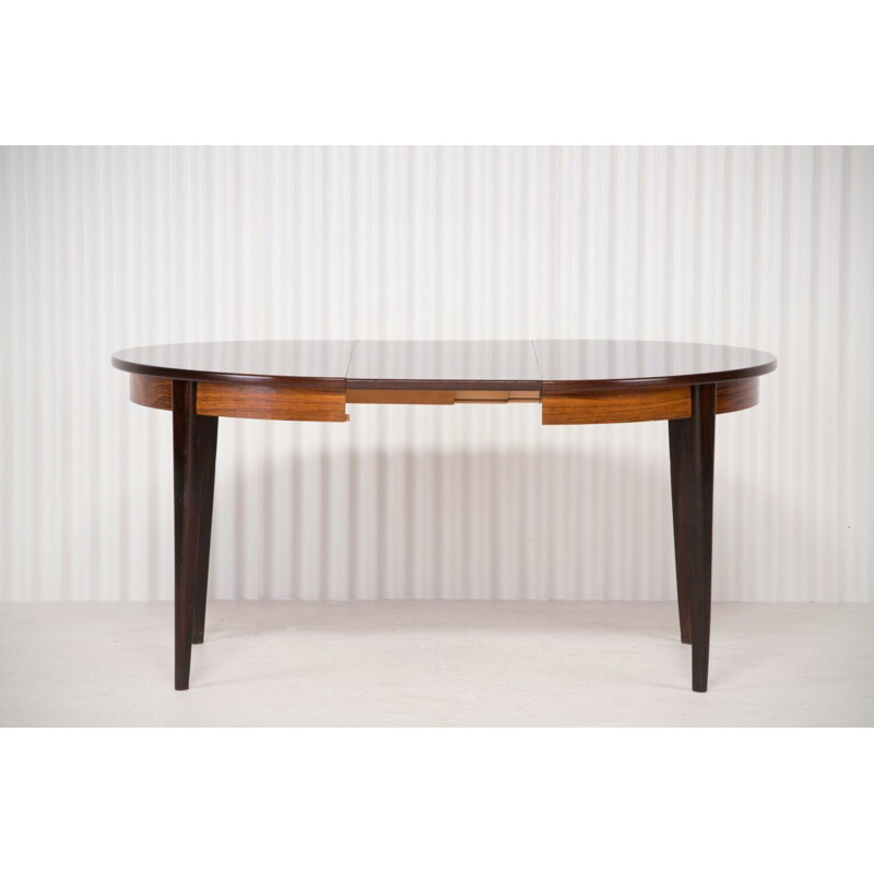 Vintage scandinavian rosewood table 1960s