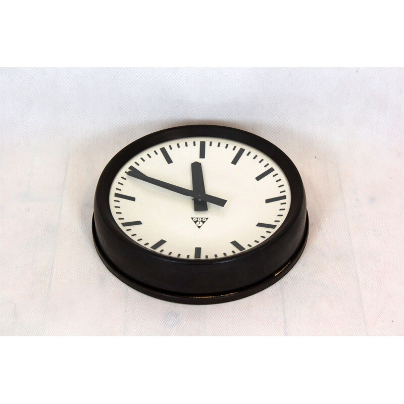 Vintage Bakelite Railway Clock from Pragotron 1950s