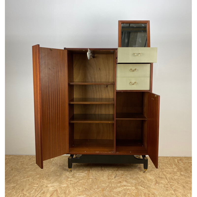 Mid Century wardrobe Tallboy by G Plan 1950s