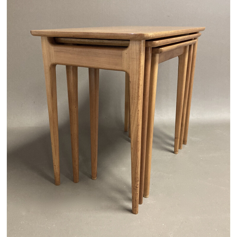 Vintage nesting table Scandinavian 1950's