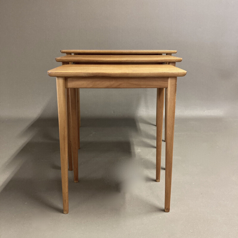 Vintage nesting table Scandinavian 1950's