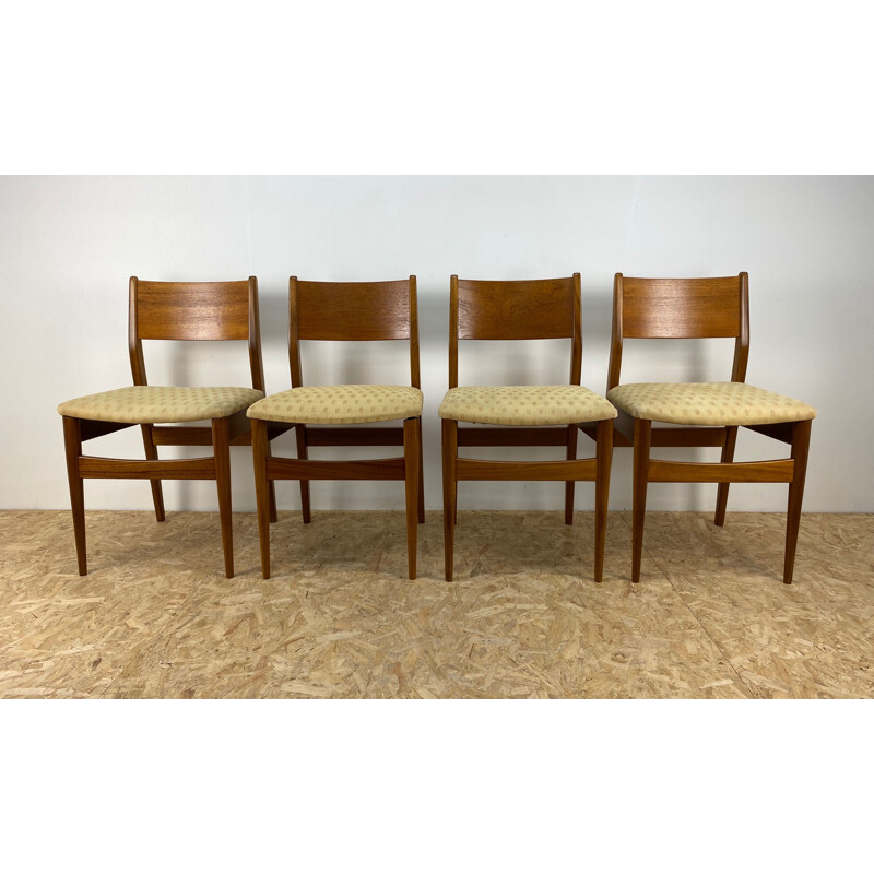 Set of 4 Mid Century Dining Chairs United Kingdom 1960s