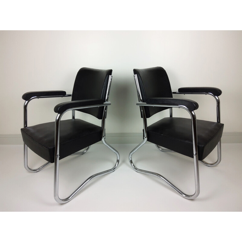 Pair of vintage armchairs 1950s