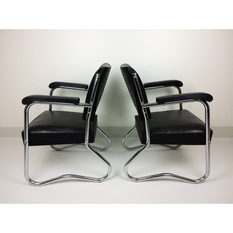 Pair of vintage armchairs 1950s