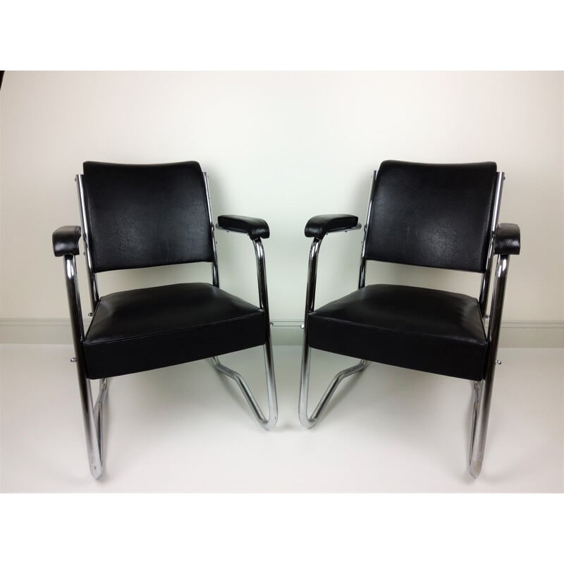 Pair of vintage armchairs 1950s