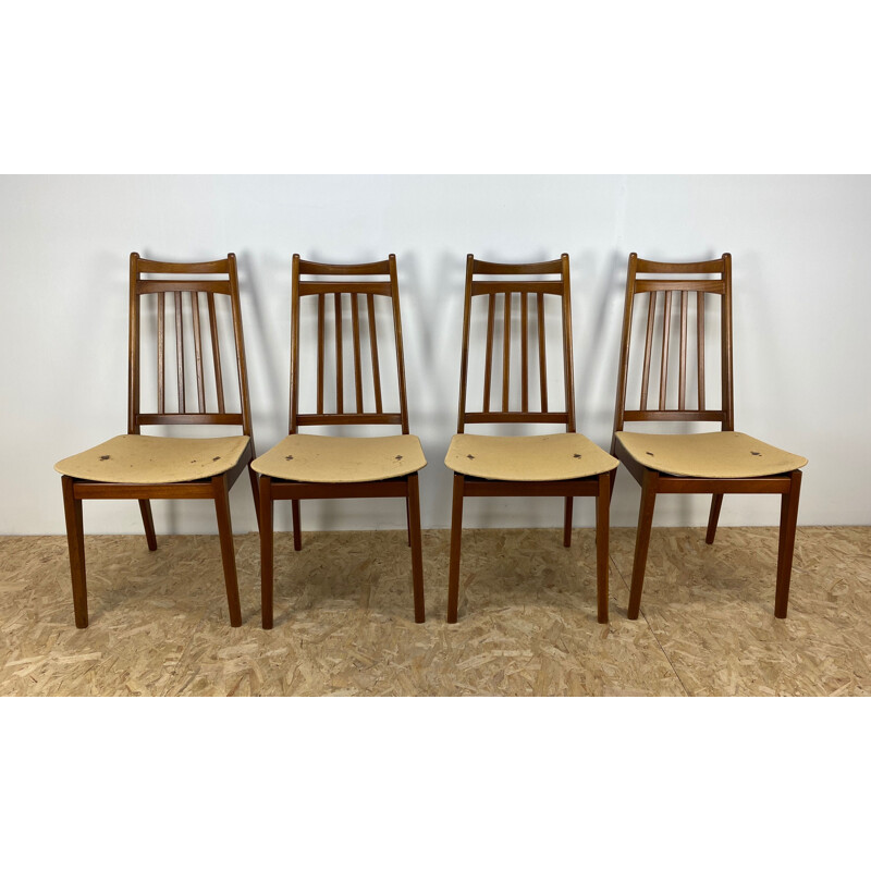 Set of 4 MidCentury Dining Chairs