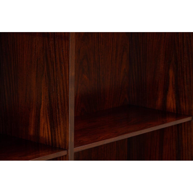 Vintage Danish Rosewood Library by Omann Jun 1960s