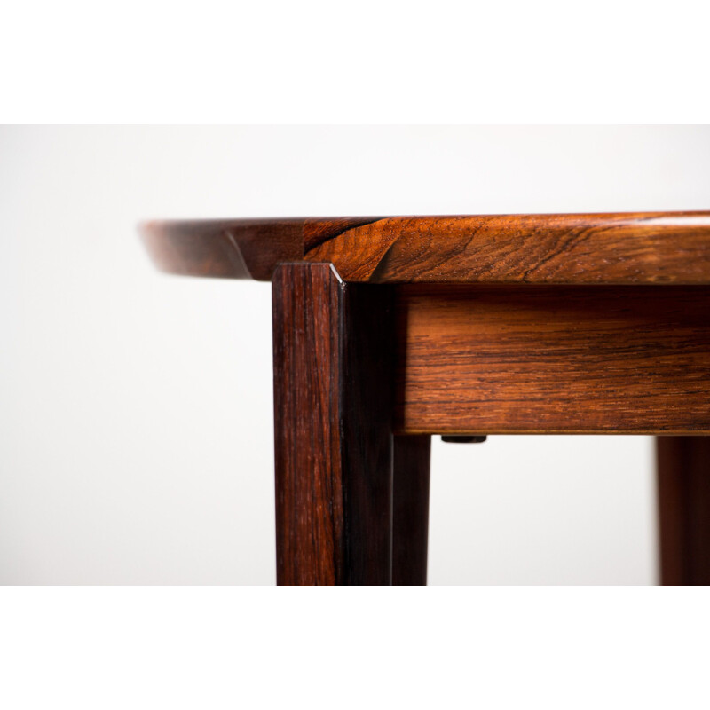 Vintage Rio Rosewood Dining Table by Henry Rosengren Hansen for Brande Mobelindustri 1960s