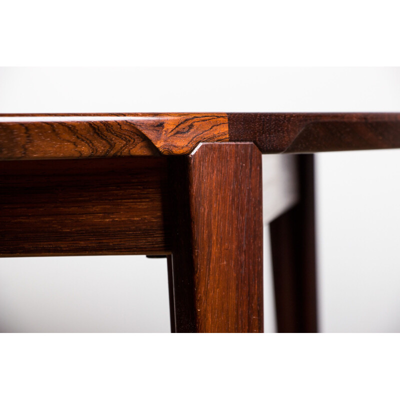 Vintage Rio Rosewood Dining Table by Henry Rosengren Hansen for Brande Mobelindustri 1960s