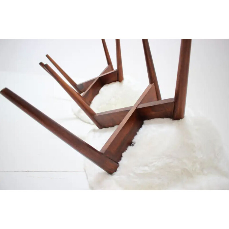 Pair of vintage lounge chairs by Miroslav Navratil 1960s