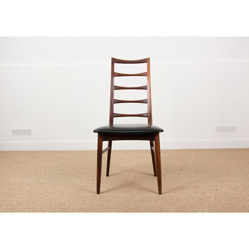Set of 4 vintage Danish Rio rosewood chairs 1960s