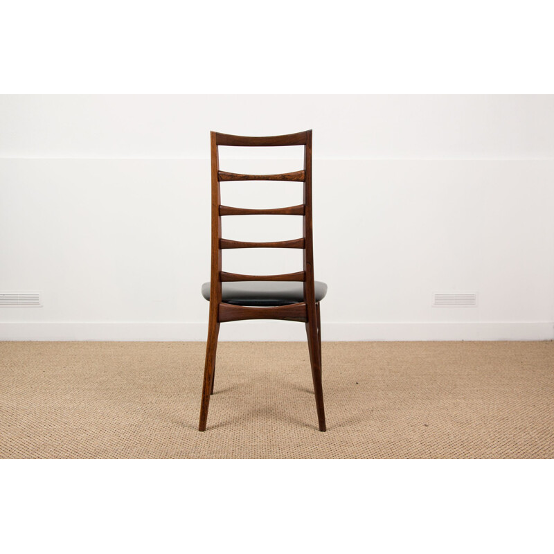 Set of 4 vintage Danish Rio rosewood chairs 1960s