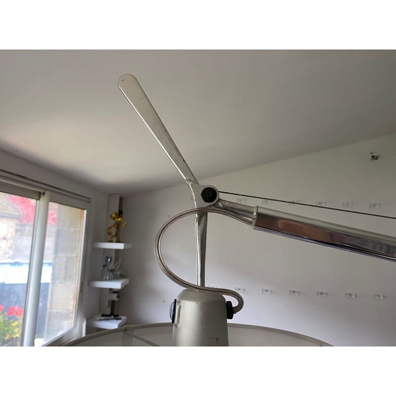 Vintage Suspension Ceiling Light Tolomeo 2 adjustable arms satin