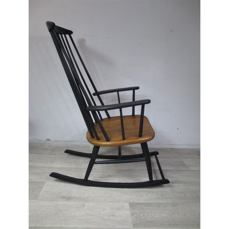 Rocking Chair vintage de I.Tapiovaara, Finlande 1960