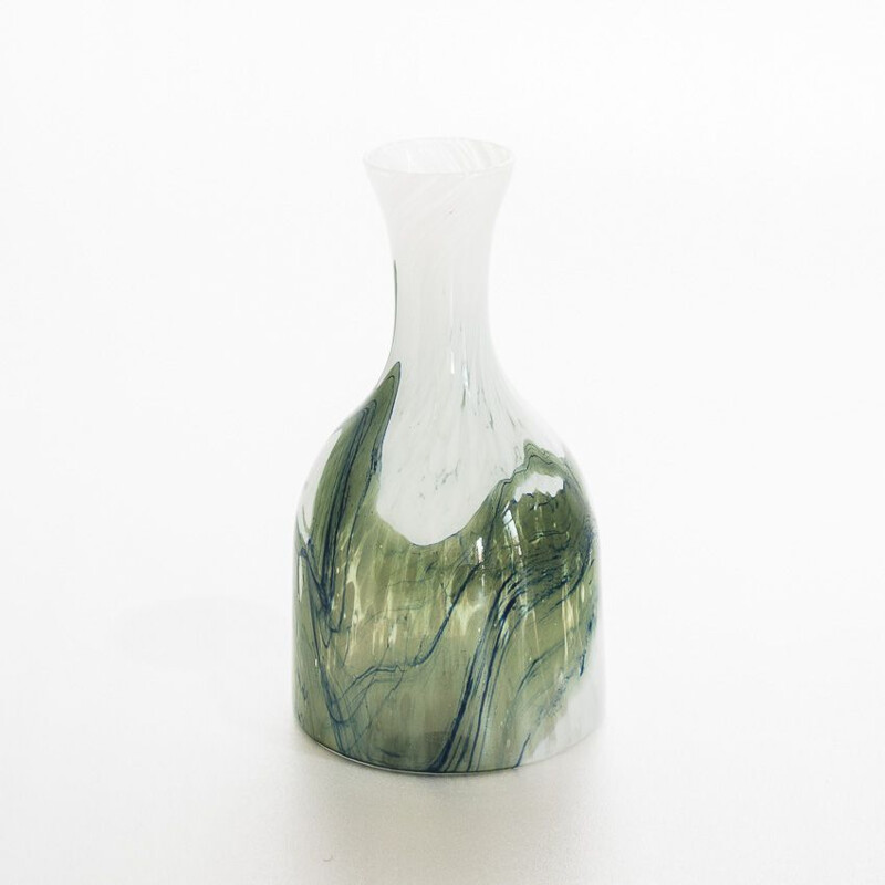 Vintage glass vase Murano France 1960