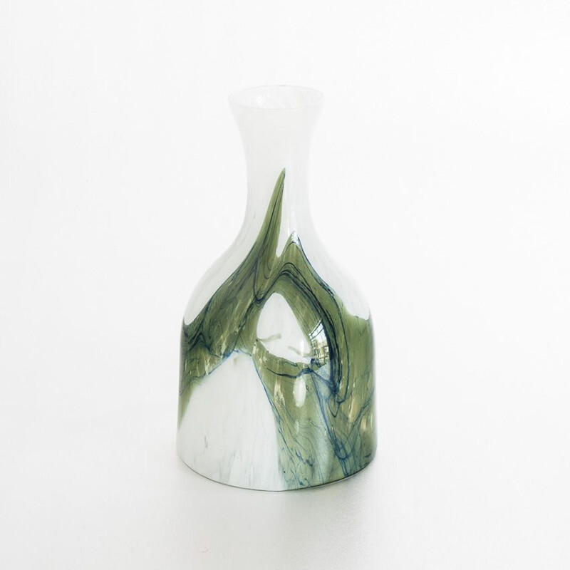 Vintage glass vase Murano France 1960