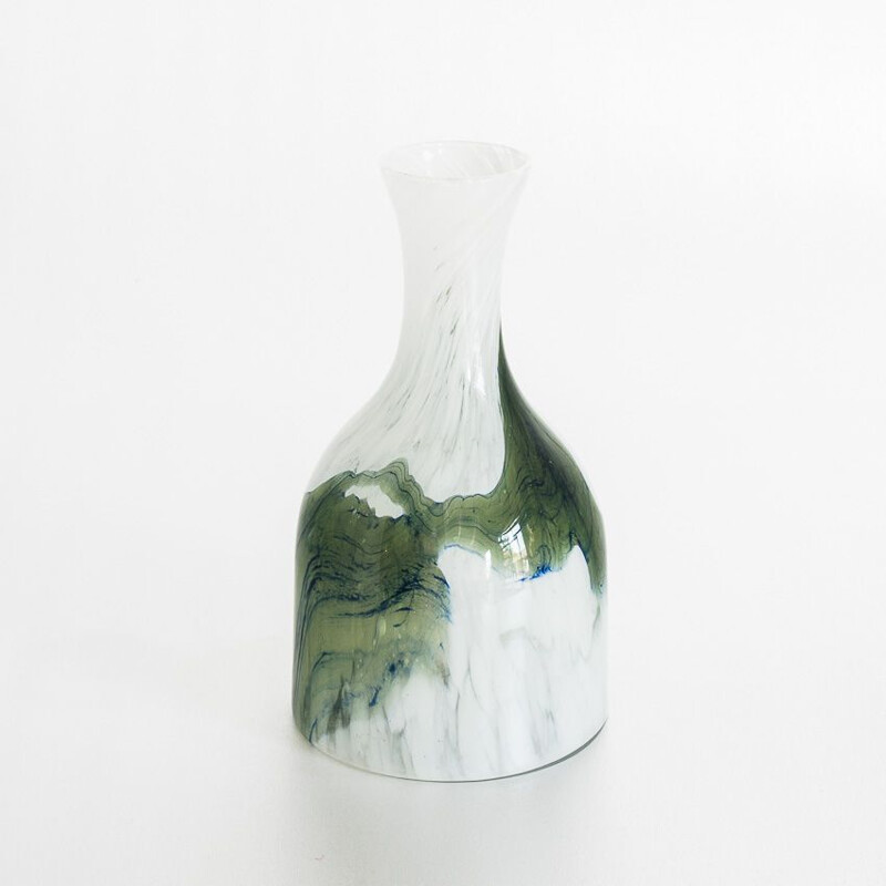 Vase vintage en verre Murano France 1960