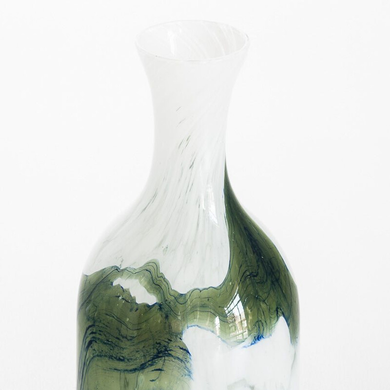 Vintage glass vase Murano France 1960