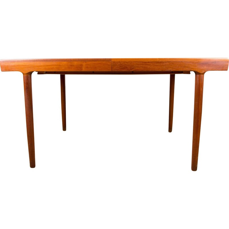 Large vintage teak dining table by Harry Ostergaard for Randers Mobelfabrik Denmark 