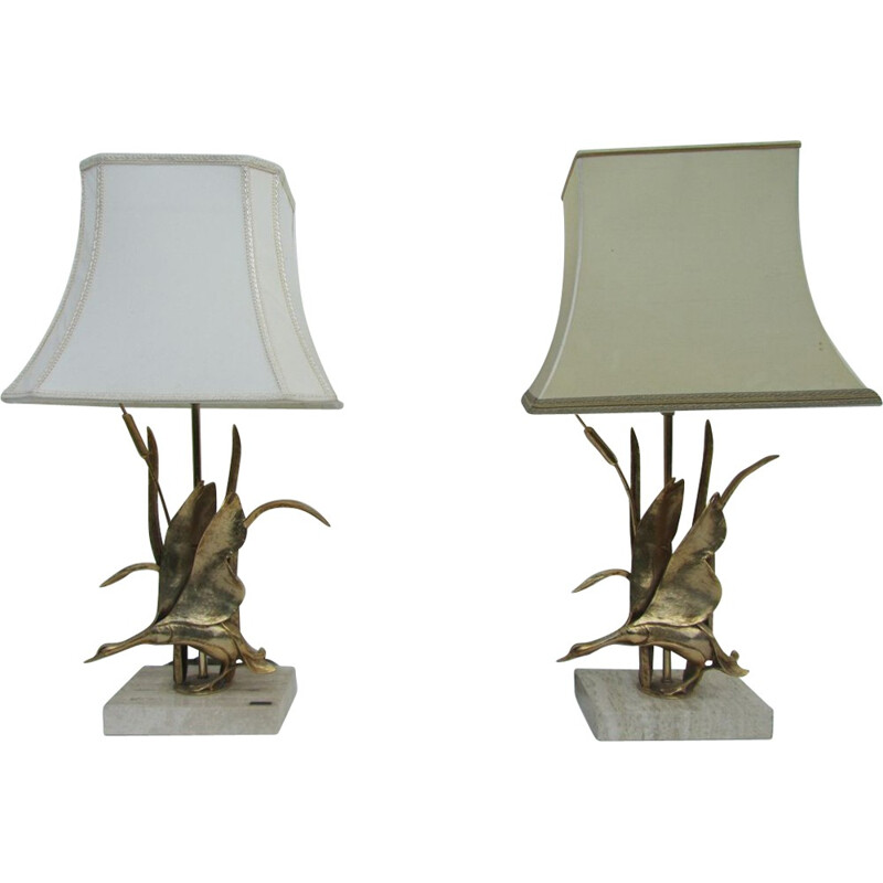 Set of 2 Lancia table lamps - 1970s