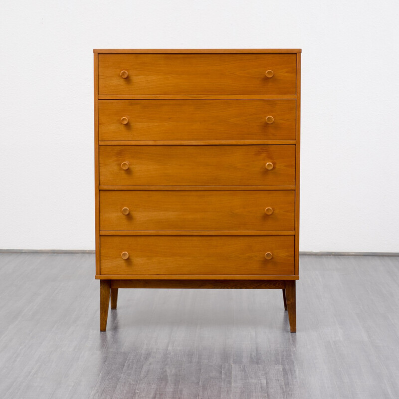 Vintage walnut dresser - 60