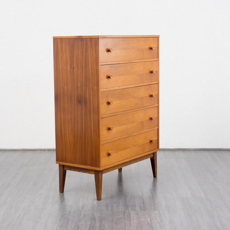 Vintage walnut dresser - 60