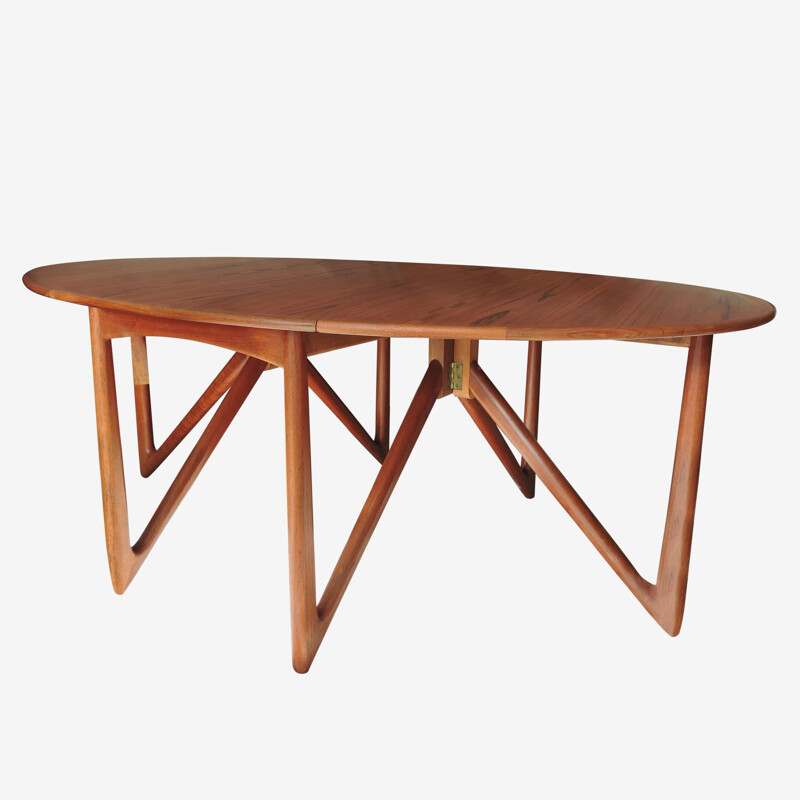 Vintage Teak dining table by Niels Kofoed for Koefoed Møbelfabrik 1960