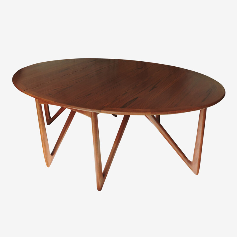 Vintage Teak dining table by Niels Kofoed for Koefoed Møbelfabrik 1960