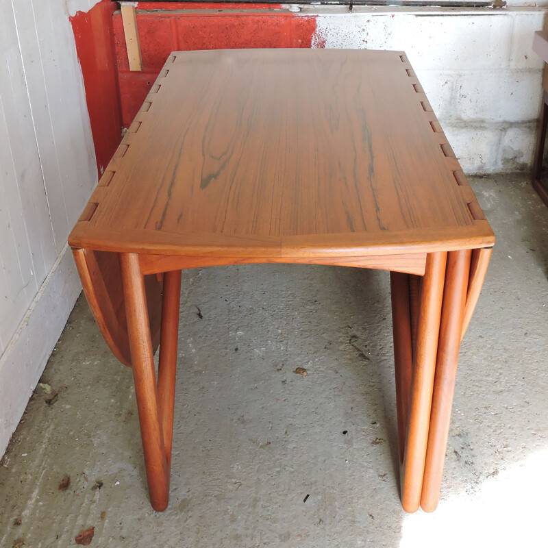 Vintage Teak dining table by Niels Kofoed for Koefoed Møbelfabrik 1960