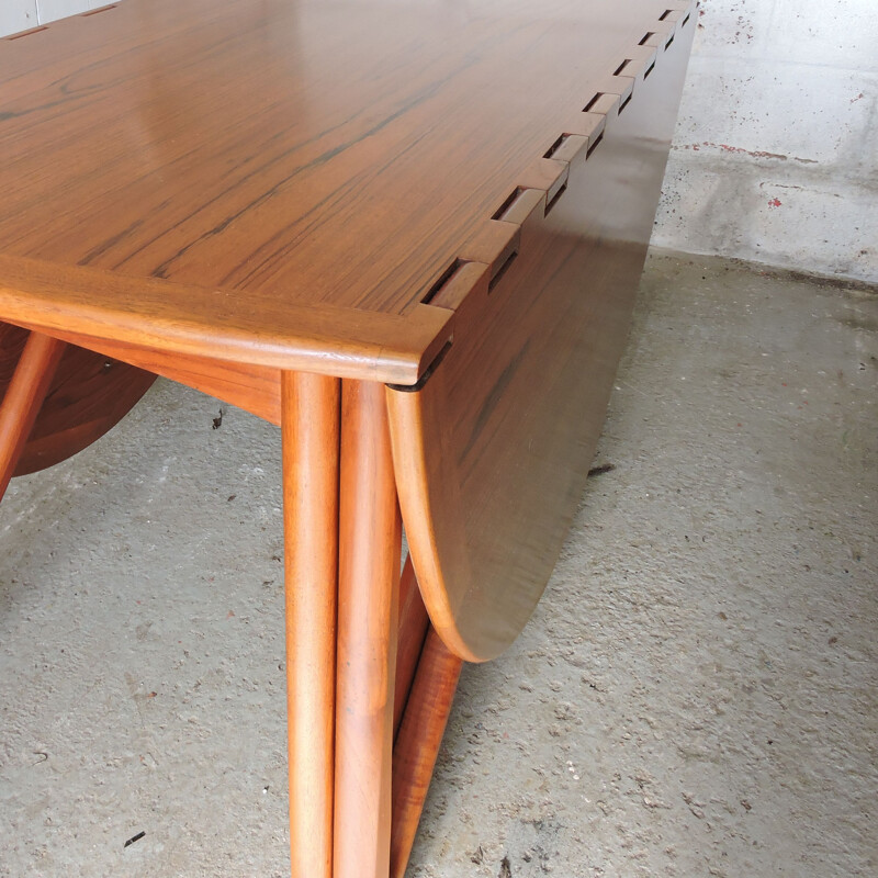 Vintage Teak dining table by Niels Kofoed for Koefoed Møbelfabrik 1960