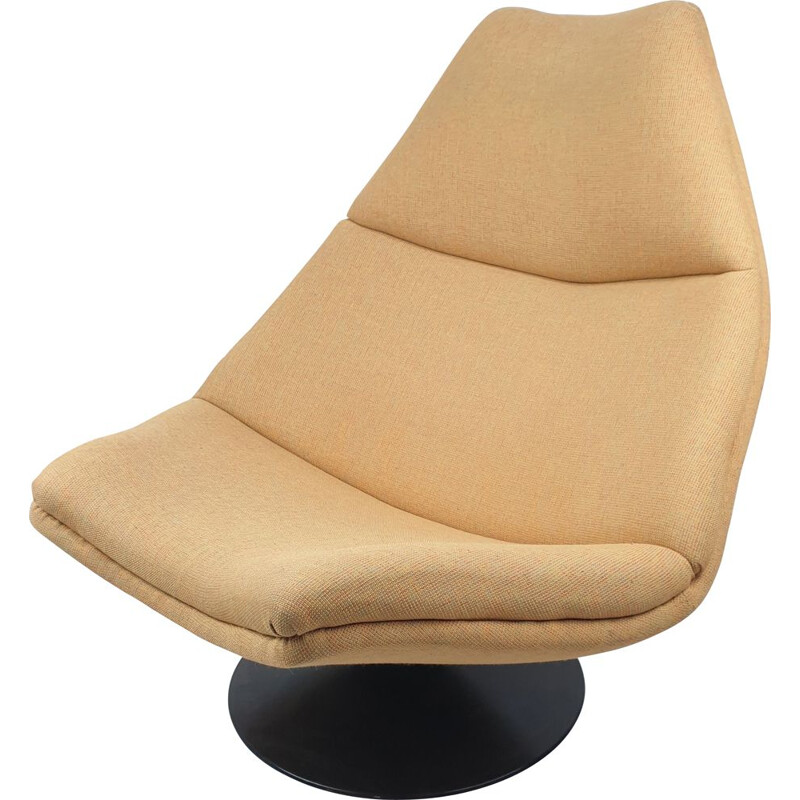 Fauteuil lounge vintage modèle F510 de Geoffrey Harcourt pour Artifort, 1960