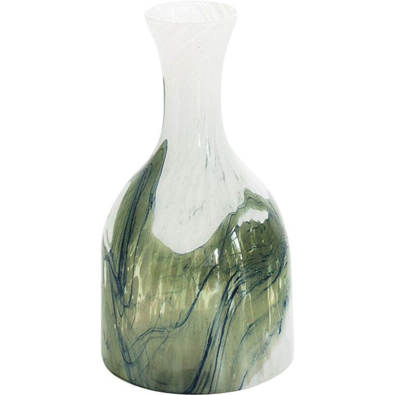 Vase vintage en verre Murano France 1960
