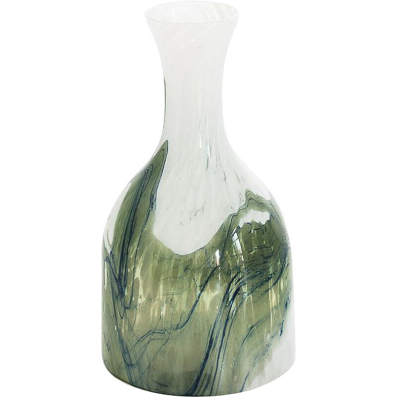 Vintage glass vase Murano France 1960