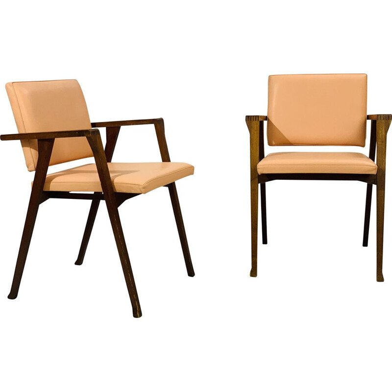 Pair of Vintage Chairs, model 'Luisa' Franco Albini 1955