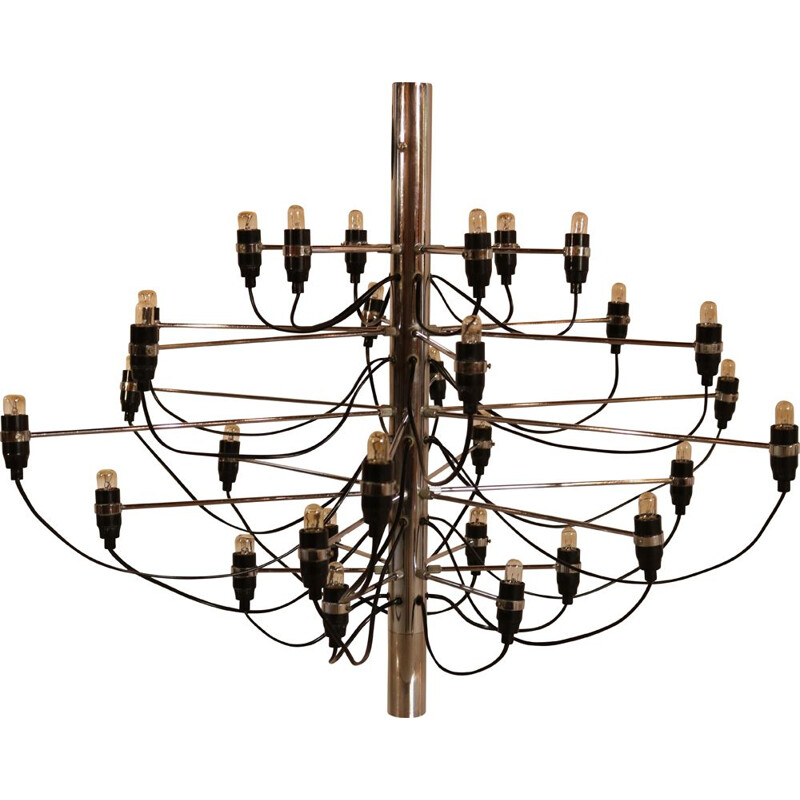 Vintage Chandelier '209730' by Gino Sarfatti for Arteluce  Italy 1960s