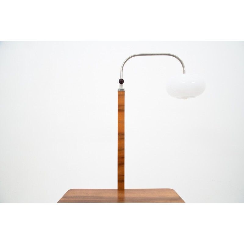 Vintage floor lamp with a 1940's table