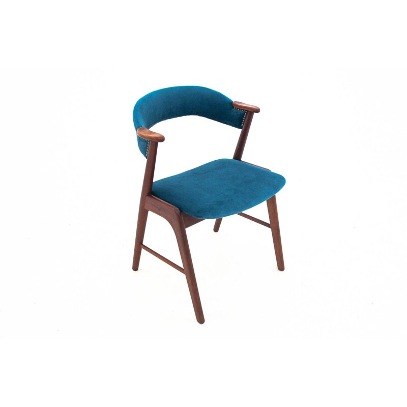 Set van 4 vintage teakhouten stoelen, Denemarken 1960