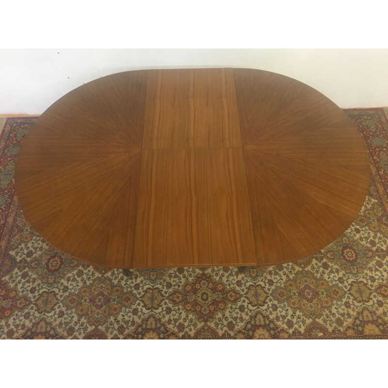 Vintage round table, Guariche pour Minvielle 1960